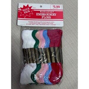 Embroidery Floss 30 Skeins 100% mercerized Cotton